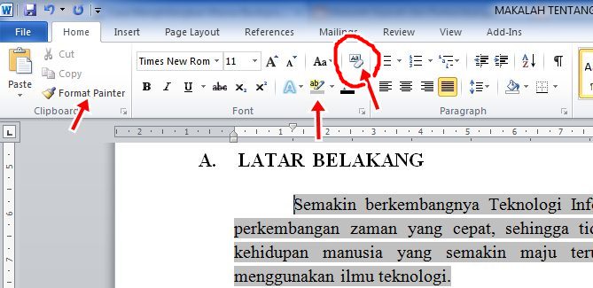 3 Langkah Cepat Cara Menghilangkan Blok Warna di Word yang Jarang Diketahui