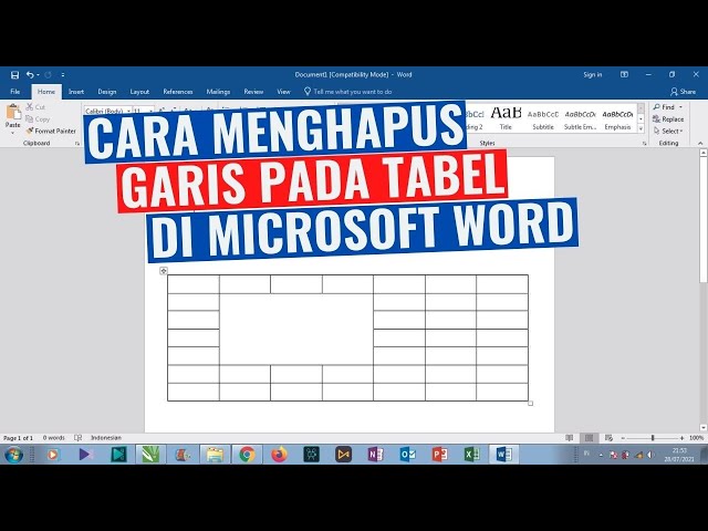 3 Trik Rahasia Cara Menghilangkan Garis Hitam di Word Tahun 2026, Ternyata Gampang!