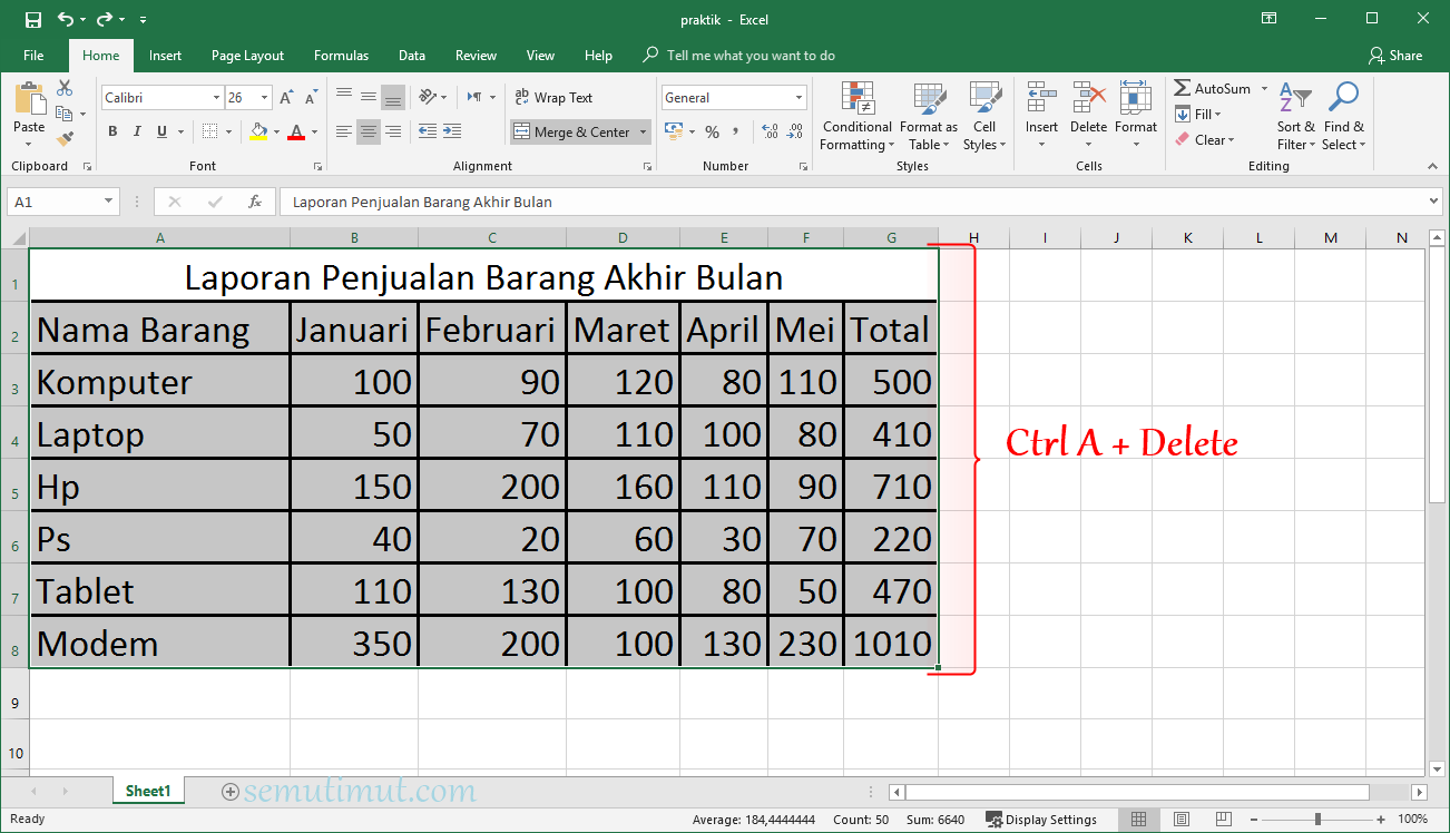 5 Cara Membuat Tabel di Excel Agar Tidak Berubah di Word, Terbukti Ampuh dan Wajib Tahu