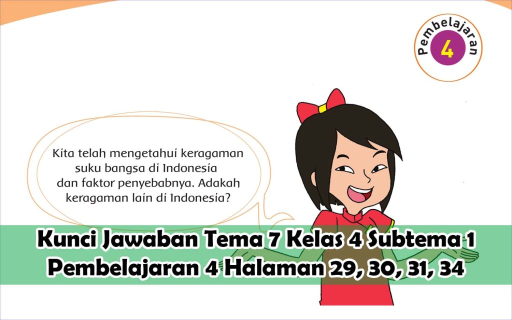 5 Contoh Soal Tema 7 Kelas 4 dan Kunci Jawaban yang Sering Muncul di Ujian, Wajib Tahu
