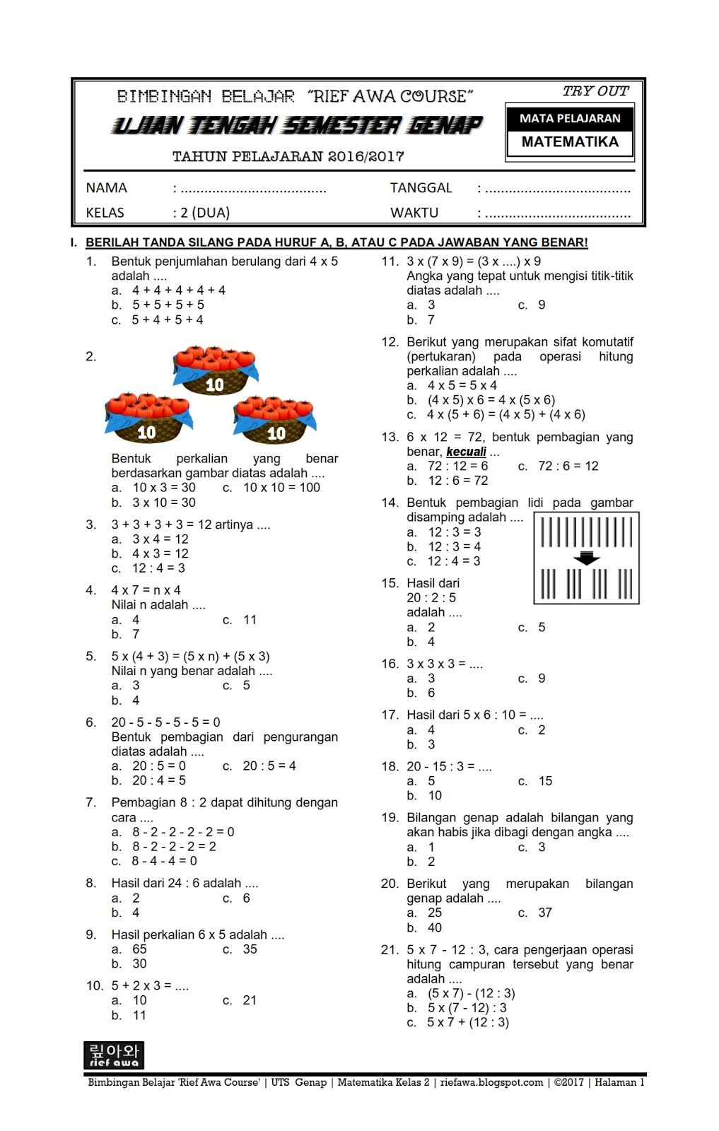 download soal ulangan akhir kelas 3 semester 2 ktsp download soal ulangan akhir kelas 3 semester 2 ktsp