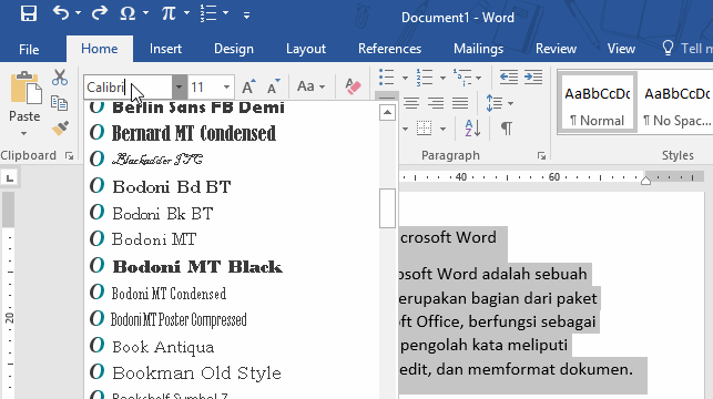 5 Trik Rahasia Cara Membuat Font Tidak Berubah pada Saat di Word Lama yang Wajib Dicoba
