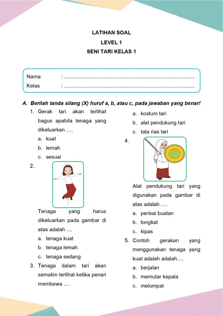 Contoh Soal Seni Budaya Kelas 1 Tentang Tari dan Teater: 5 Jenis Soal Pilihan Ganda Wajib Hafal Sebelum Ujian 2026 Contoh Soal Seni Budaya Kelas 1 Tentang Tari dan Teater: 5 Jenis Soal Pilihan Ganda Wajib Hafal Sebelum Ujian 2026