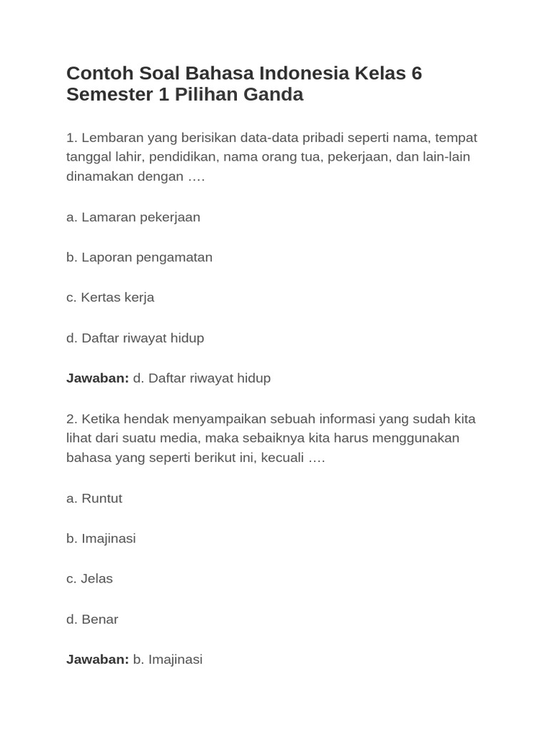 Rahasia Cepat Jawab Soal Bahasa Indonesia Kelas 6 Membandingkan 2 Puisi Agar Nilai Sempurna Rahasia Cepat Jawab Soal Bahasa Indonesia Kelas 6 Membandingkan 2 Puisi Agar Nilai Sempurna