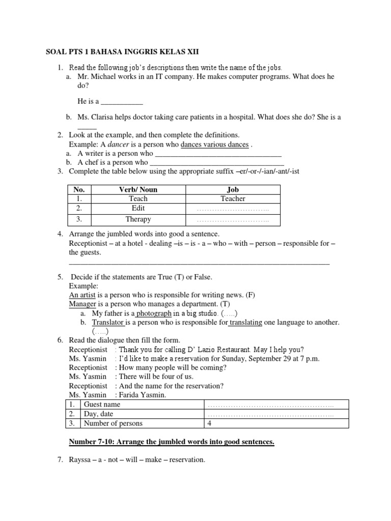 Rahasia Skor Tinggi Lewat Bocoran Soal Bahasa Inggris Kelas XII Semester 1 2018 Ini Rahasia Skor Tinggi Lewat Bocoran Soal Bahasa Inggris Kelas XII Semester 1 2018 Ini