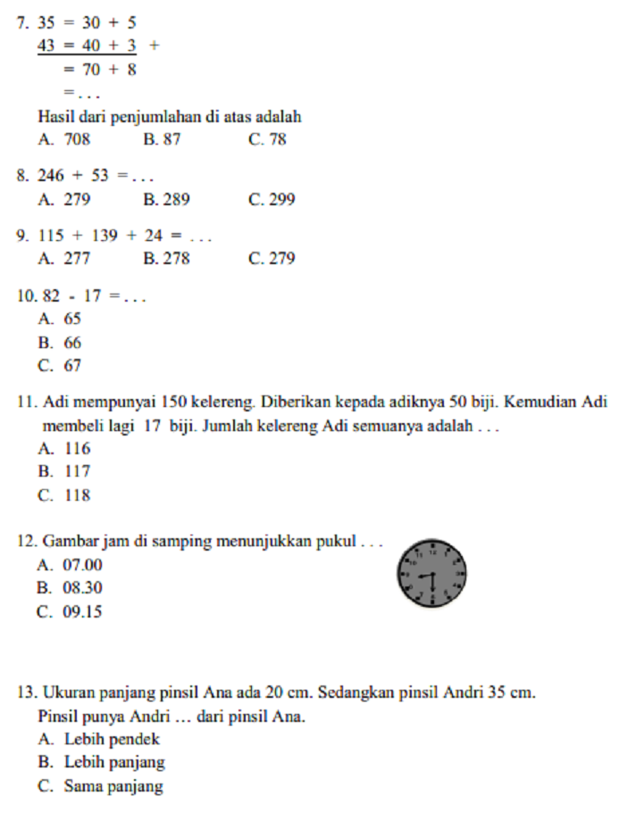 Rahasia Timnas Juara dan Contoh Soal Matematika Kelas 2 SD Menggunakan Tanda Rahasia Timnas Juara dan Contoh Soal Matematika Kelas 2 SD Menggunakan Tanda