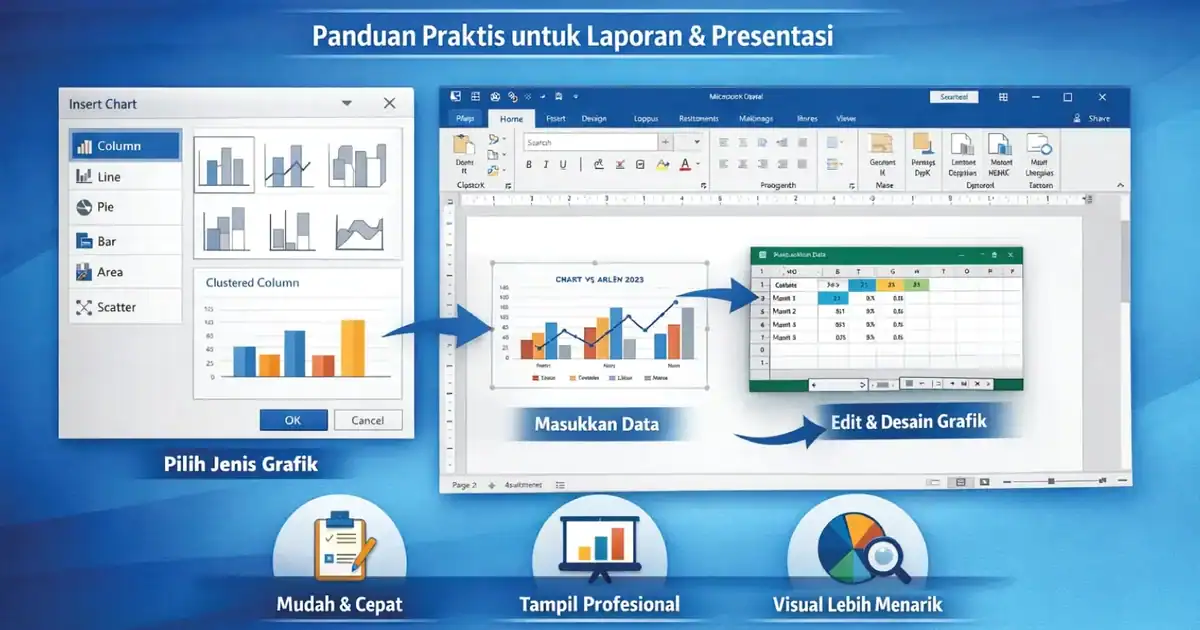 Cara Membuat Grafik di Word dengan Mudah dan Profesional Cara Membuat Grafik di Word dengan Mudah dan Profesional