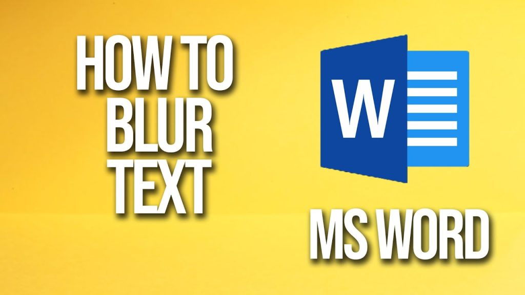 Ternyata Ini Cara Blur Tulisan di Word Agar Teks Tidak Buram, Wajib Coba!