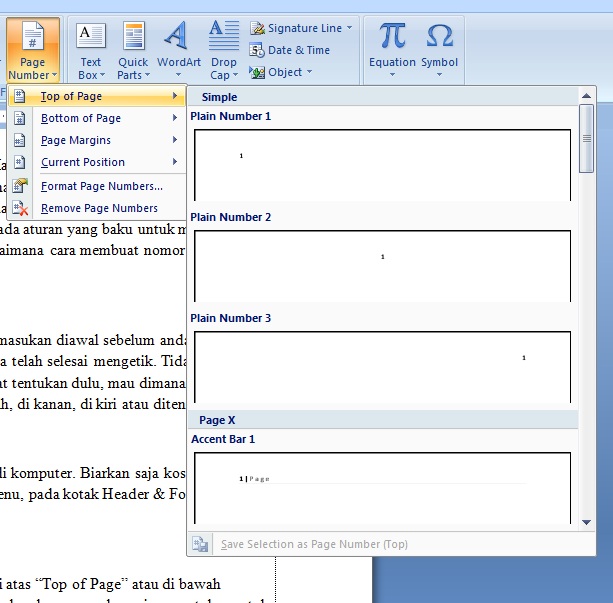 Ternyata Ini Cara Mengubah Posisi Nomor Halaman di Word 2007 yang Jarang Diketahui