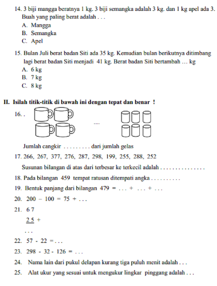 Materi Matematika Kelas 3 Sd Semester 2 Pdf Dalchaebi Materi Matematika Kelas 3 Sd Semester 2 Pdf Dalchaebi