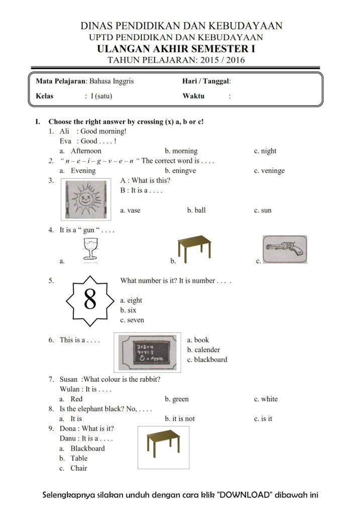 Ternyata Ini Rahasia Dapatkan Soal Bahasa Inggris Kelas 3 SD PDF Terbaru untuk Kurikulum Merdeka 2026 Ternyata Ini Rahasia Dapatkan Soal Bahasa Inggris Kelas 3 SD PDF Terbaru untuk Kurikulum Merdeka 2026