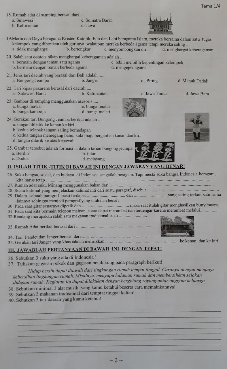 Terungkap 7 Contoh Soal Semester Tema 1 Kelas 4 Terbaru 2026 yang Wajib Dikuasai Terungkap 7 Contoh Soal Semester Tema 1 Kelas 4 Terbaru 2026 yang Wajib Dikuasai