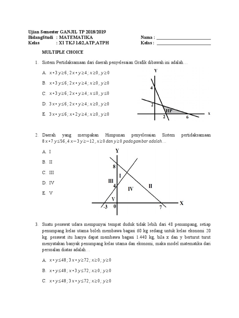 Wajib Tahu! Bocoran Contoh Soal Matematika Kelas 11 Semester 2 SMK Agar Lulus Ujian Wajib Tahu! Bocoran Contoh Soal Matematika Kelas 11 Semester 2 SMK Agar Lulus Ujian
