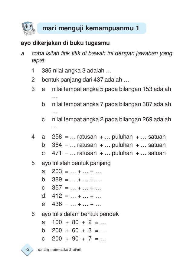 contoh soal matematika kelas 2 nilai tempat Rahasia Bedakan Soal Cerita KPK dan FPB